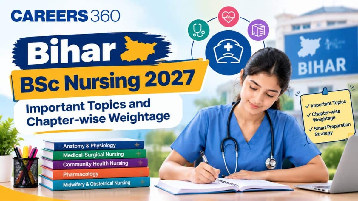Bihar BSc Nursing 2027 Important Topics and Chapter-wise Weightage