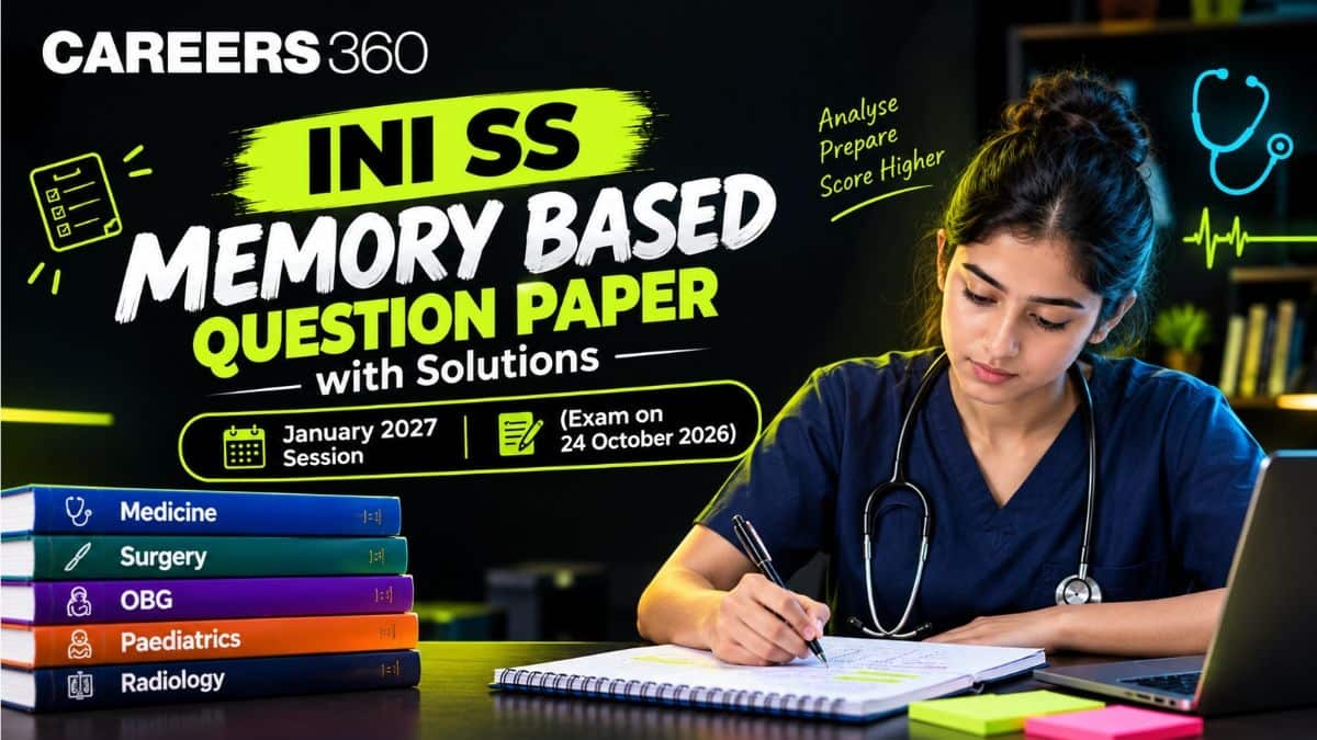 INI SS Memory Based Question Paper with Solutions for January 2027 Session