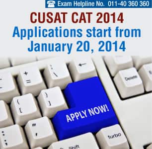 CUSAT CAT MCA 2014 Applications start from January 20, 2014