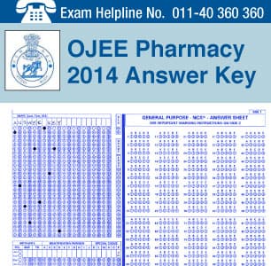 OJEE Pharmacy 2014 Answer Key
