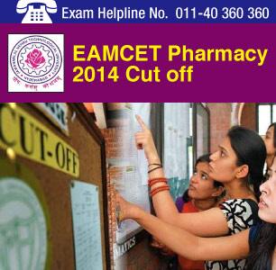 EAMCET Pharmacy 2014 Cutoff