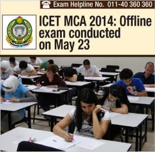 ICET MCA 2014: Offline exam conducted on May 23