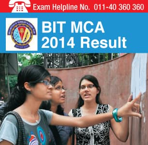BIT MCA 2014 Result
