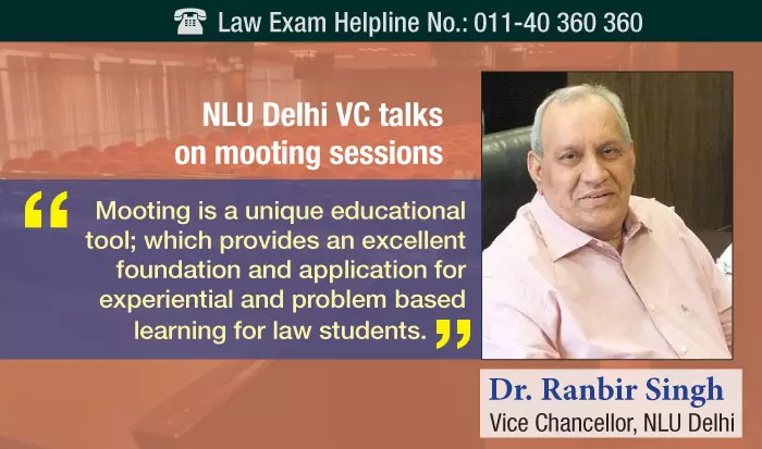 NLU Delhi VC talks on mooting sessions