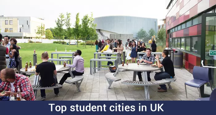 Top student cities in UK
