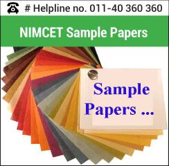 NIMCET 2016 Sample Paper