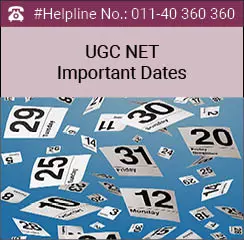 UGC NET Important Dates 2017
