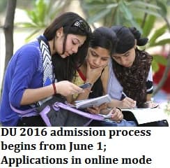 DU 2016 Admissions begin from June 1; Common online applications for all colleges including Stephens and JMC