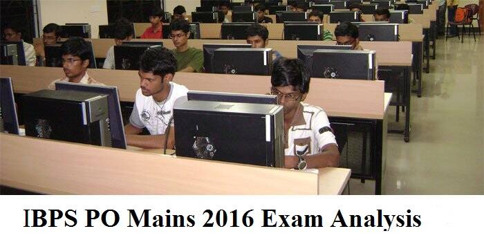 IBPS PO 2016 exam analysis