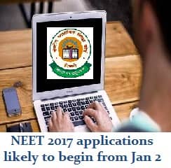 NEET 2017: Applications likely to begin from Jan 2; exam on May 7