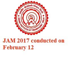 JAM 2017: IIT Delhi conducted admission test on Feb 12 in 63 cities