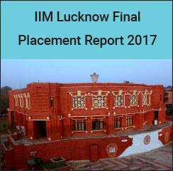 Iim Lucknow Final Placement Report 2017 Accenture Bcg And Mckinsey Company Top Recruiters Average salary for the batch. management and business administration careers360