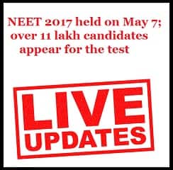 NEET 2017 held on May 7; over 11 lakh candidates appear for the test