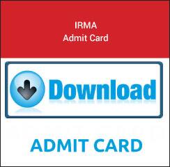 IRMASAT Admit Card 2018
