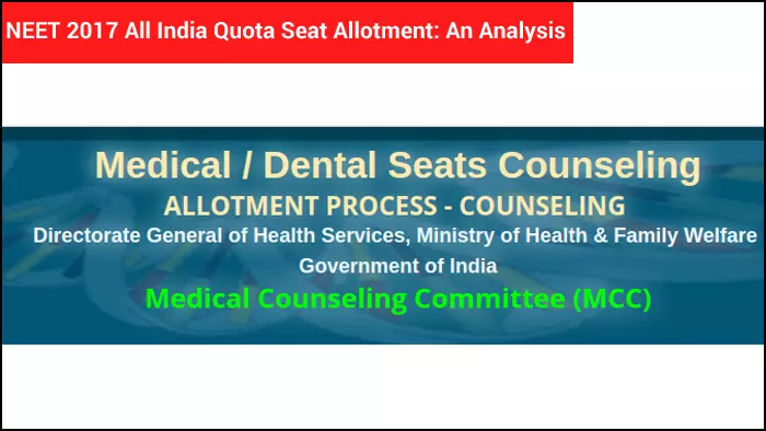NEET 2017: All India Quota Seat Allotment Analysis
