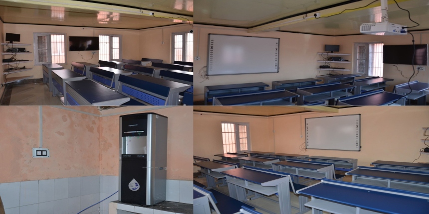 Smart classrooms in a school in Srinagar (Source: Twitter/Shahid Choudhary)