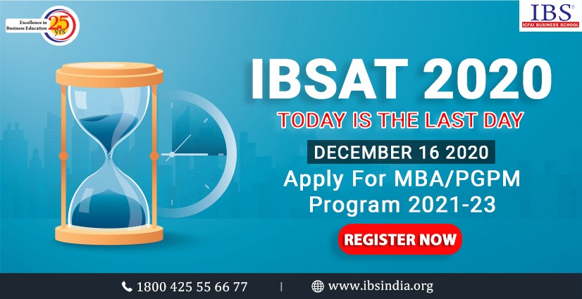 IBSAT 2020 registration closes today