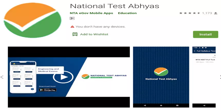 National Test Abhyas App for JEE Main 2024 Preparation