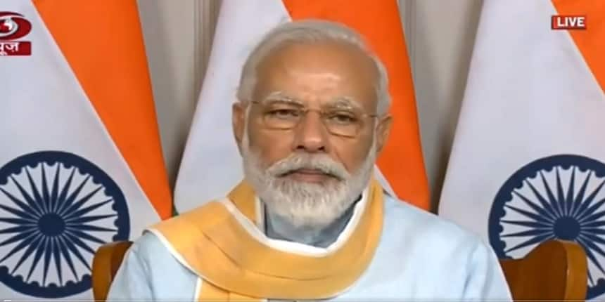 PM Narendra Modi addressing the 25th anniversary programme of RGUHS.