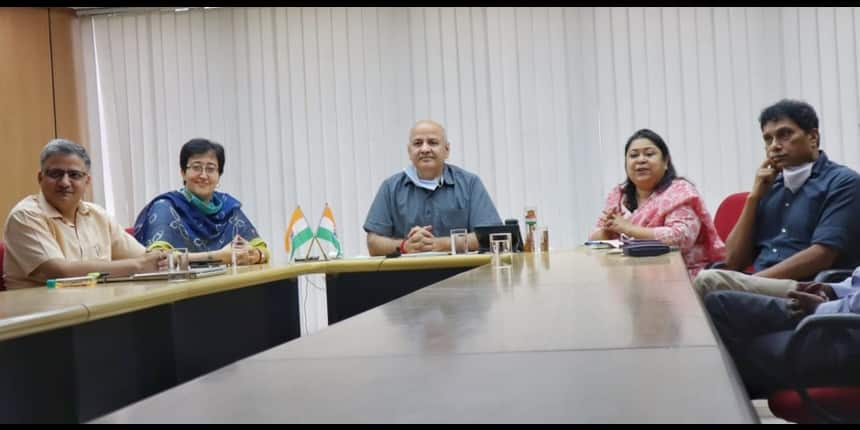 Manish Sisodia had convened the first meeting of the two committees at the Delhi Secretariat  (Source: Twitter/ Manish Sisodia)