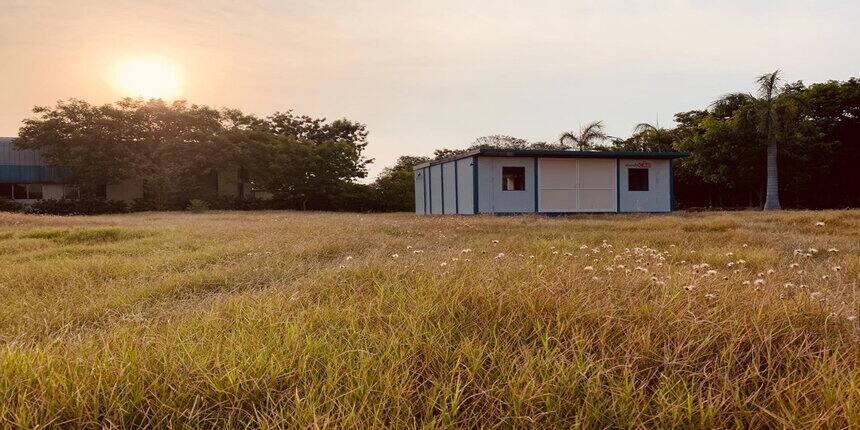 ‘MediCAB’ Portable Hospital Unit, developed by IIT Madras Startup Modulus, deployed in Wayanad, Kerala, to treat COVID-19 patients