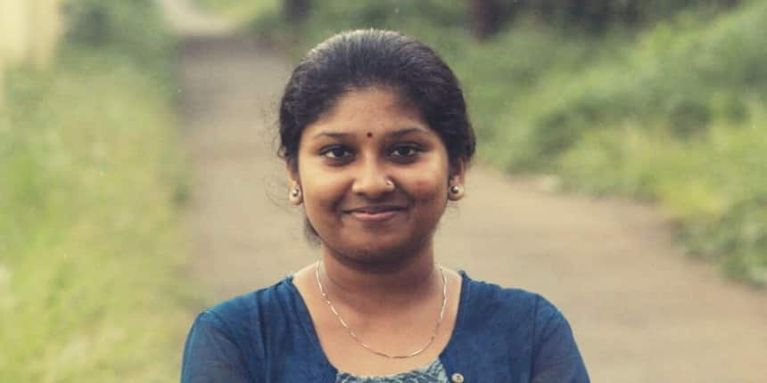 Online Education: Anakha Babu, a MA Sociology student, has been fighting for a laptop for two years.