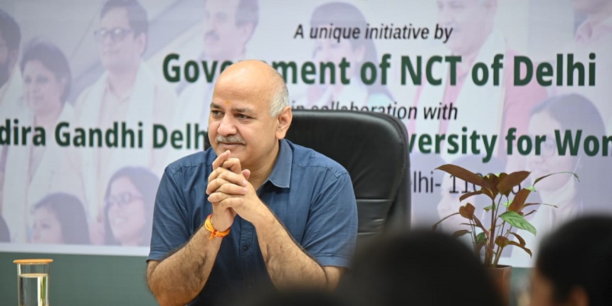 Manish Sisodia at felicitation ceremony (Source: Official)
