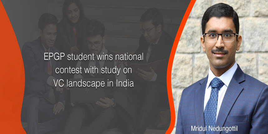 IIM Bangalore student wins national level article writing competition organized by NMIMS