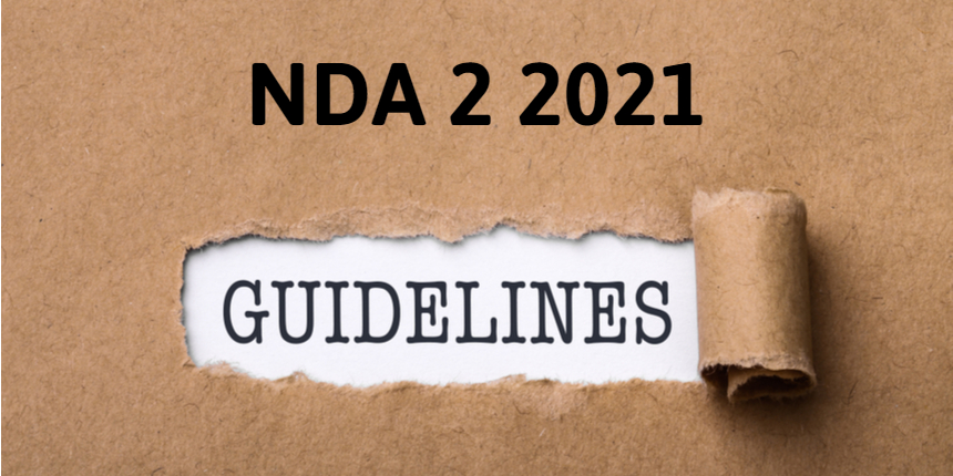 NDA 2 2021: Check important  exam day guidelines