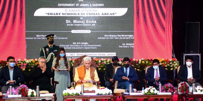 Jammu and Kashmir LG Manoj Sinha launches smart school initiative (Source: Twitter)