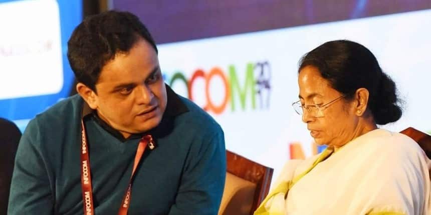 West Bengal education minister Bratya Basu with chief minister Mamata Banerjee (Source: Official Facebook Account)