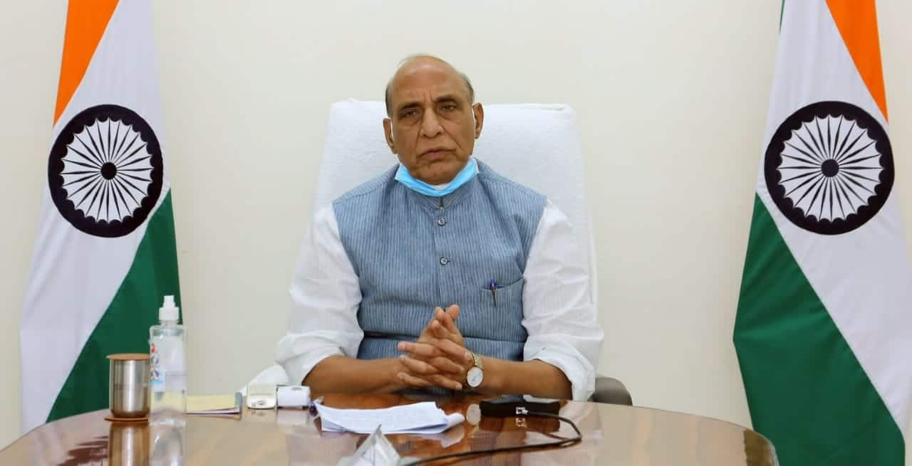 Union defence minister, Rajnath Singh