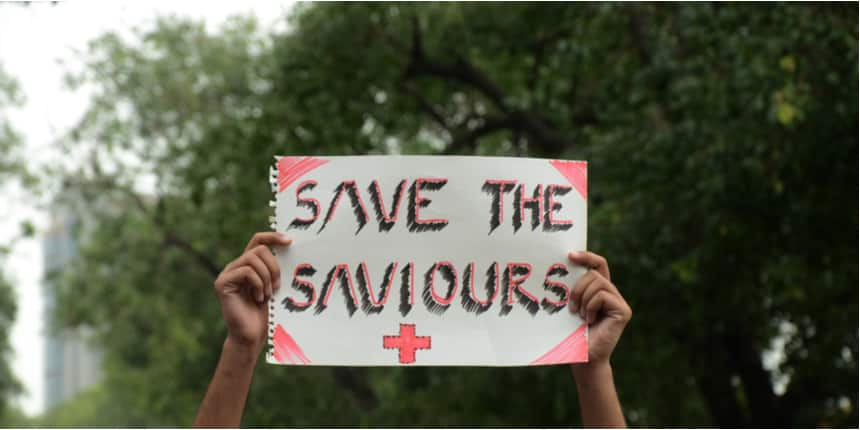 Medical students join black-day protest against Baba Ramdev