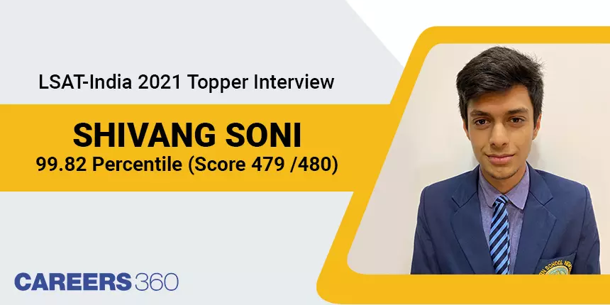 LSAT India 2021 Toppers Interview - Shivang Soni