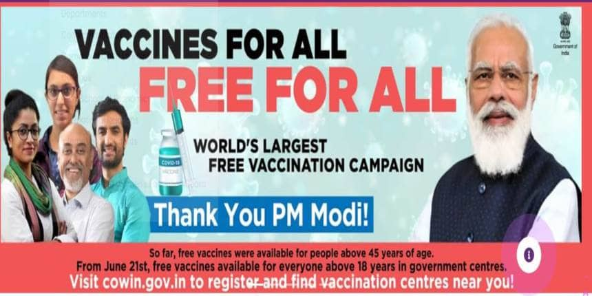 Delhi University shared the banners on their social media pages with the hashtag "ThankyouModiji" (Picture source: Delhi University website)