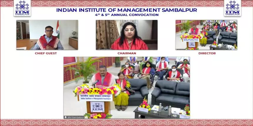 Virtual convocation ceremony of 4th and 5th batch of IIM Sambalpur