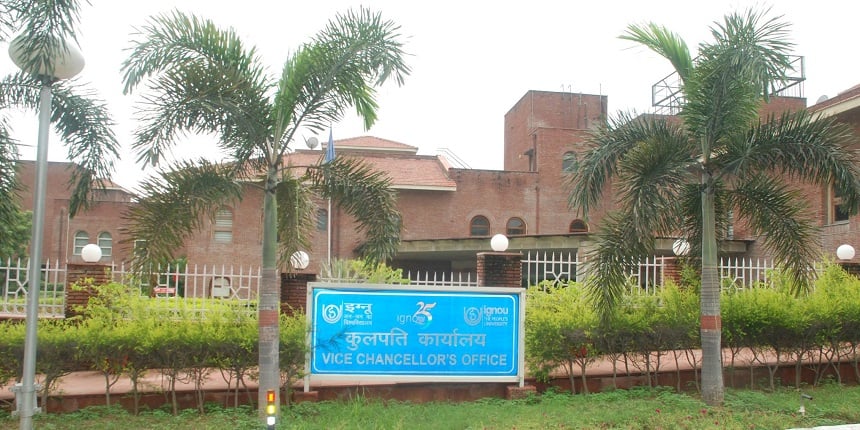 Vice chancellor's office - IGNOU (Source: Official Website)