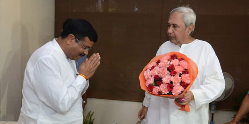 Dharmendra Pradhan with Naveen Patnaik (Source: Official Website)