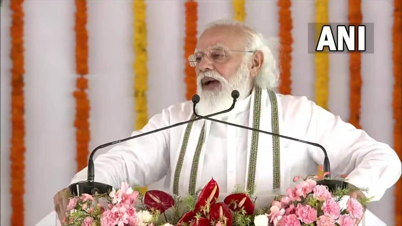 PM Modi Lays Foundation Stone Of Raja Mahendra Pratap Singh University In Aligarh