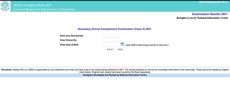 CBSE Class 10 Compartment Result 2021 Declared. Direct Link