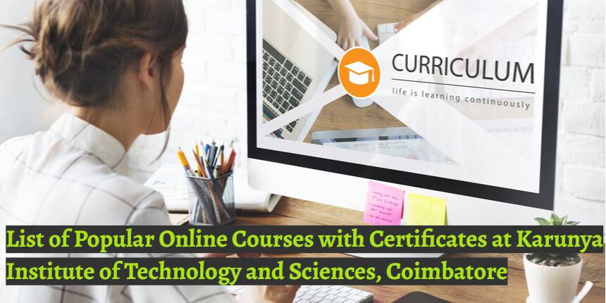 Top Online Courses with Certificates at Karunya University, Coimbatore Top Online Courses with Certificates at Karunya University, Coimbatore