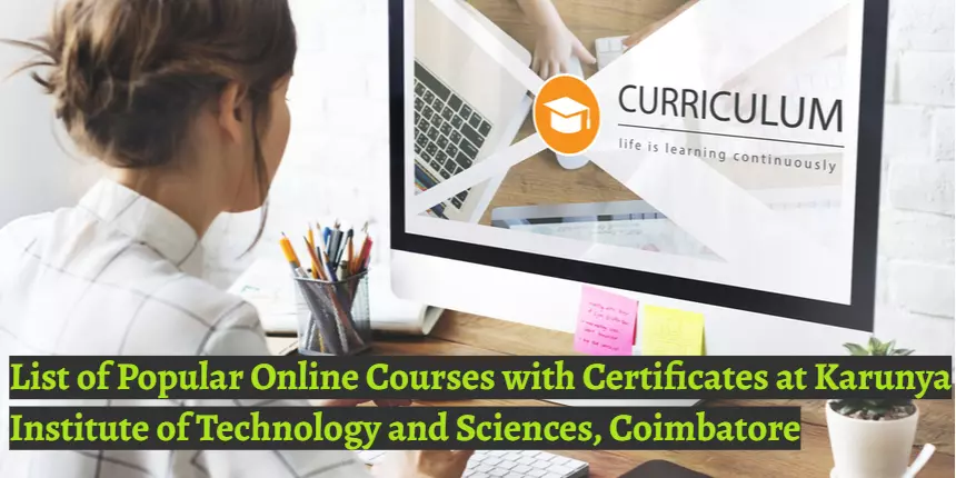 List of Popular Online Courses with Certificates at Karunya Institute of Technology and Sciences, Coimbatore