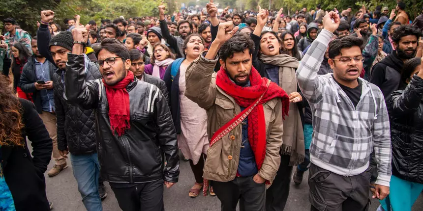 Allahabad University students agitate over fee hike for 25 days. (Credits: Shutterstock)