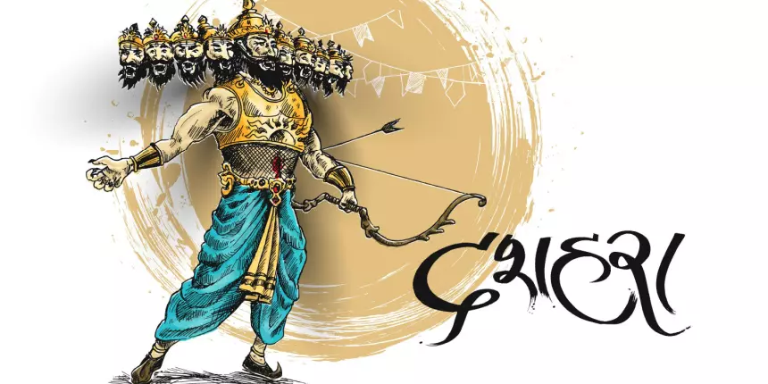 Rama Killing Ravana During Dussehra Stock Illustration - Download Image Now  - Dussehra, Ravana, Vector - iStock
