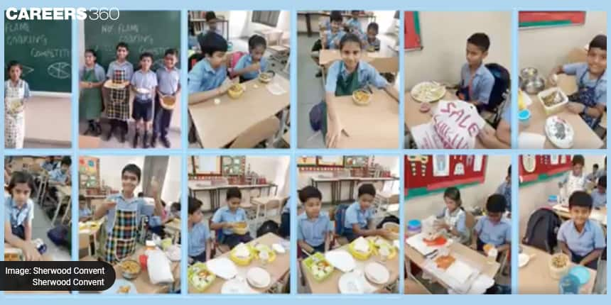 Sherwood Convent School, Gurugram, Organises 'No Flame Cooking Competition'