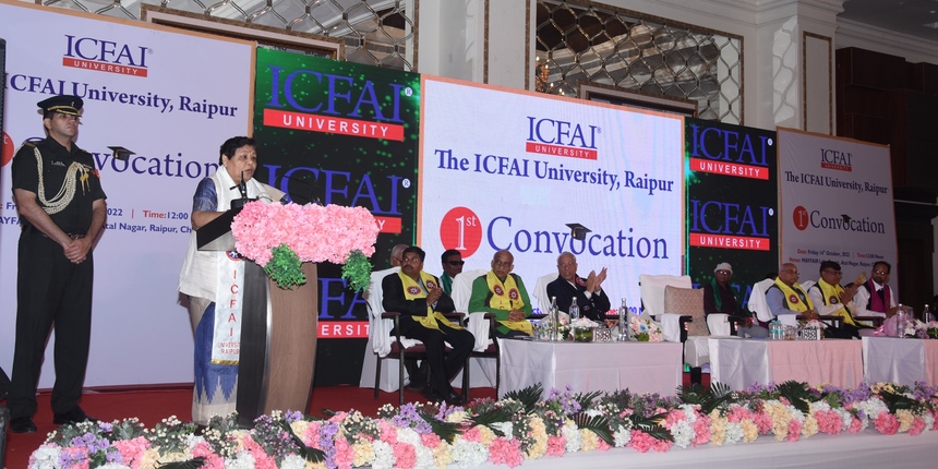 ICFAI University Raipur holds first convocation; confers degrees on 452 UG, PG, diploma students