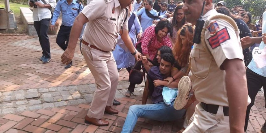 5 student activists detained during 'peaceful protest' to demand GN Saibaba's release: AISA