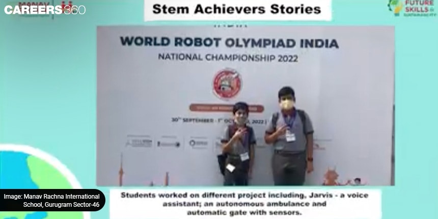 Manav Rachna International School, Gurugram Sector-46 Participates In World Robot Olympiad India