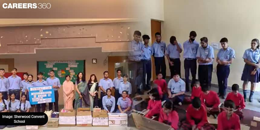 Sherwood Convent School, Students, Visits Capt. Chandanlal Special School For Blind