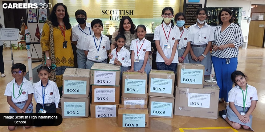 Scottish High International School Organises Clothing Drive